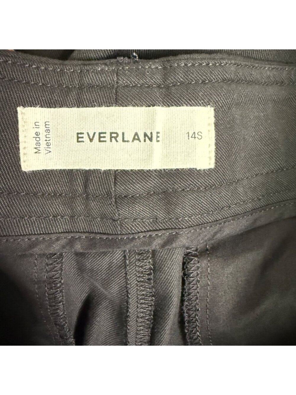 EVERLANE The Draper Pleated Pant High Rise Wide Leg Black Trousers Capsule 14S - Picture 5 of 16
